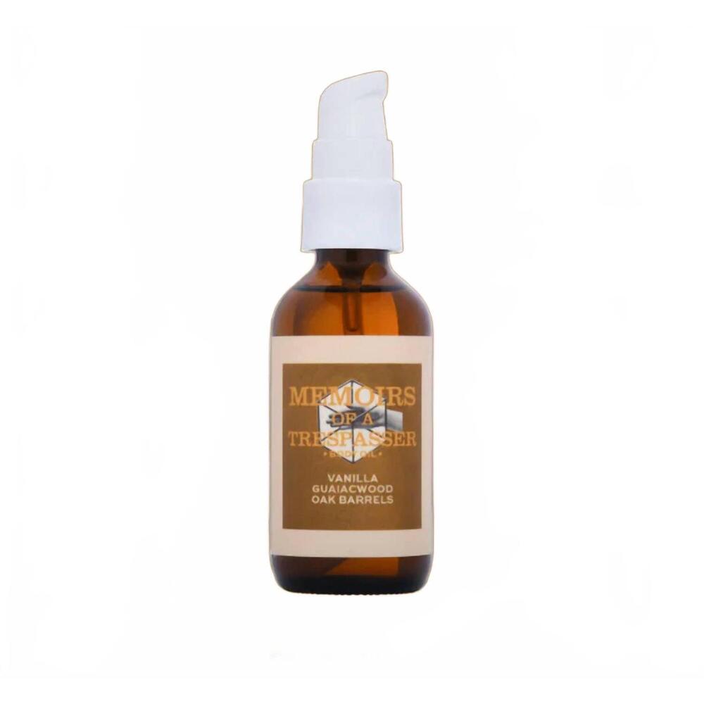 NEW IMAGINARY AUTHORS women's memoirs of a trespasser hydrating body oil in brow
